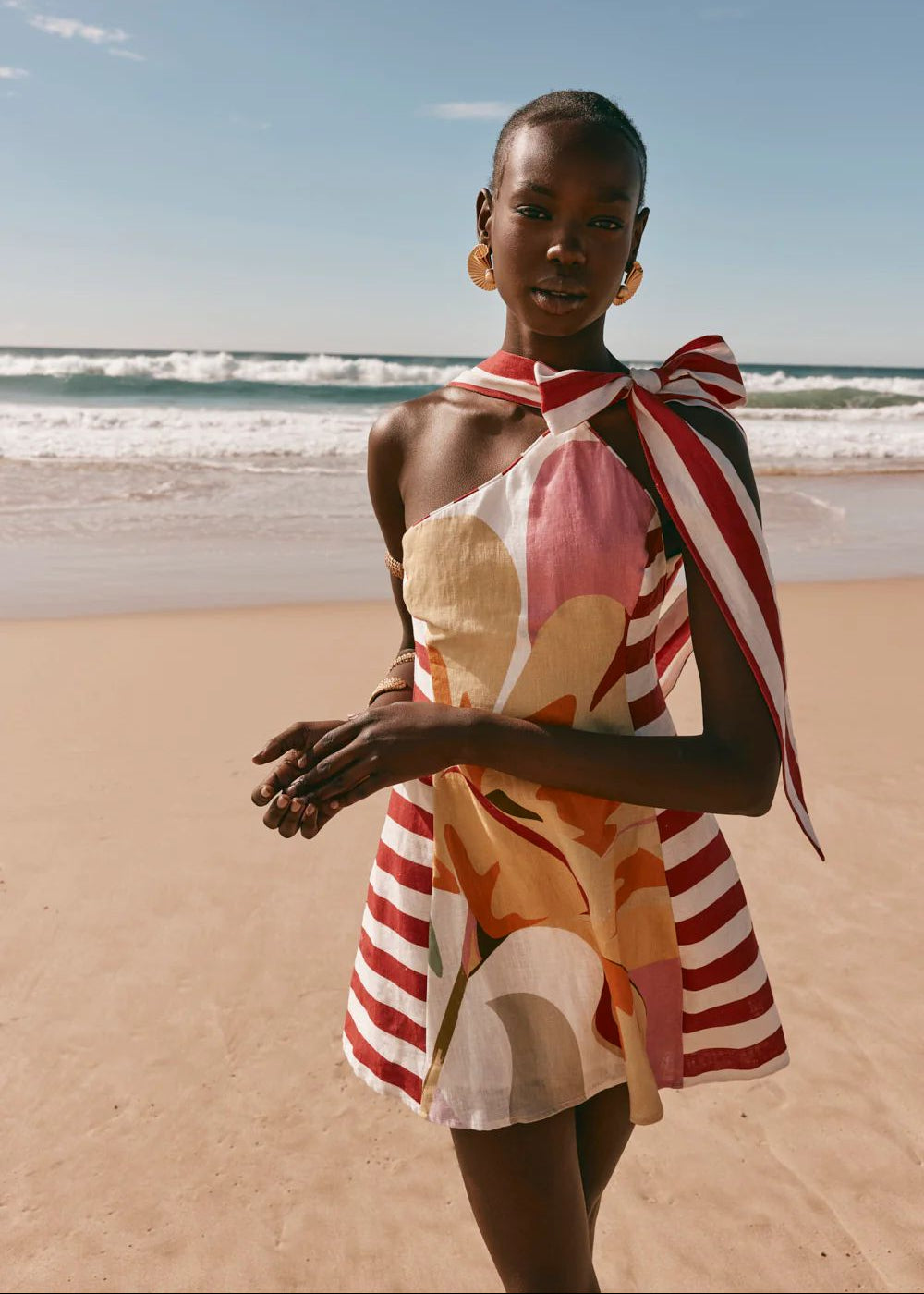 SOLARA PRINTED DRESS