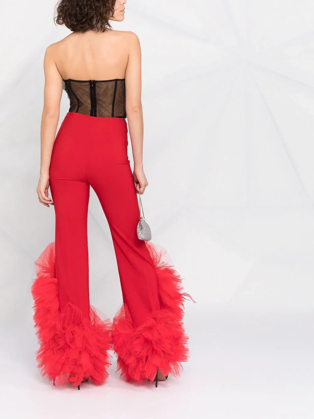 RED TULLE PANTS
