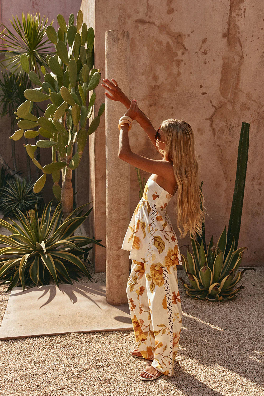GOLDEN BLOOM SUMMER CO-ORD SET