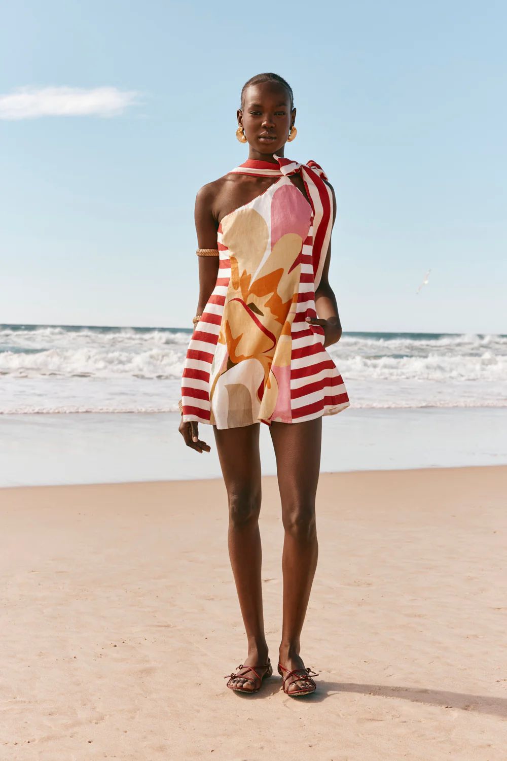 SOLARA PRINTED DRESS