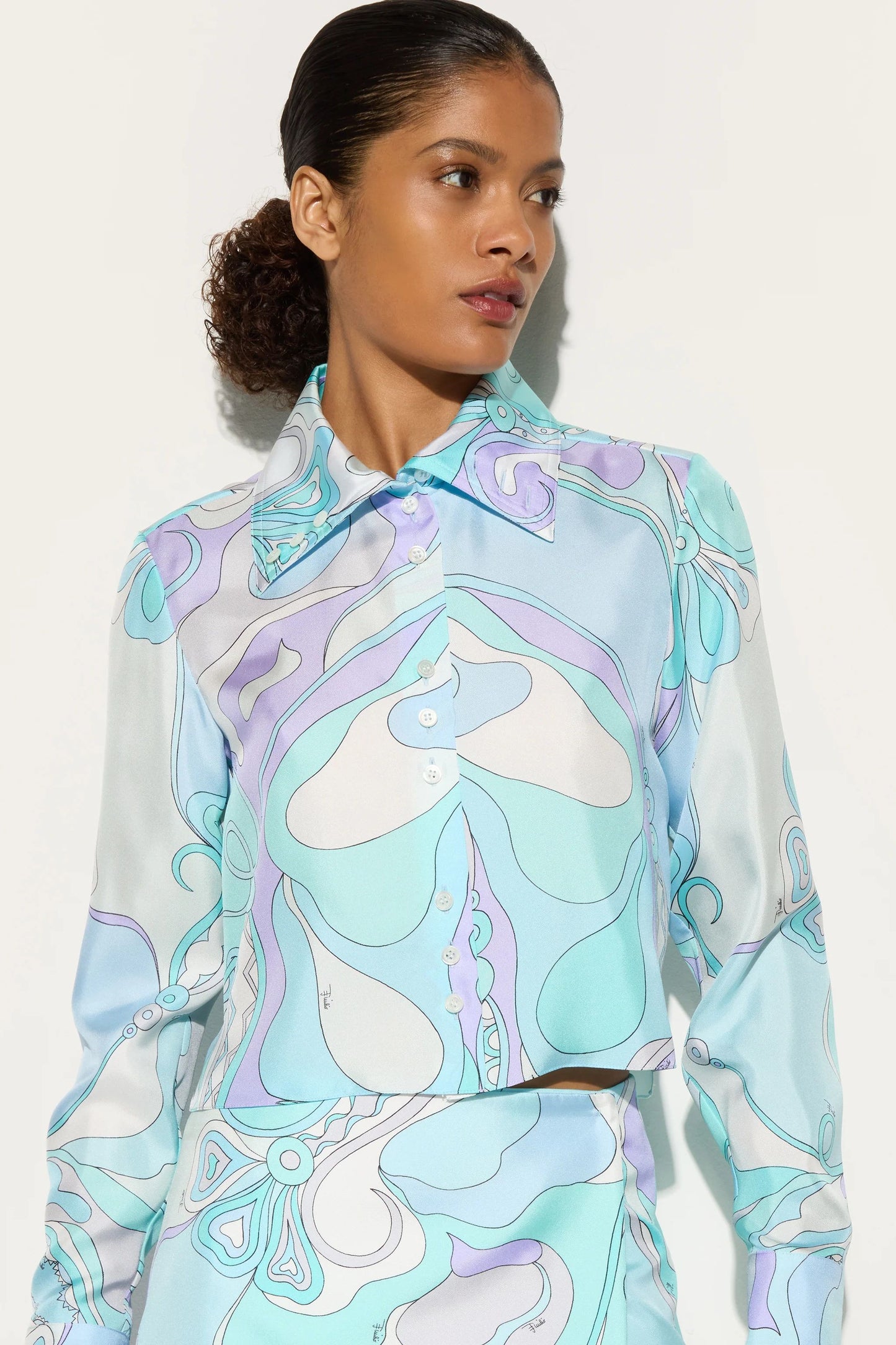 ABSTRACT BLUE PRINT CO-ORD