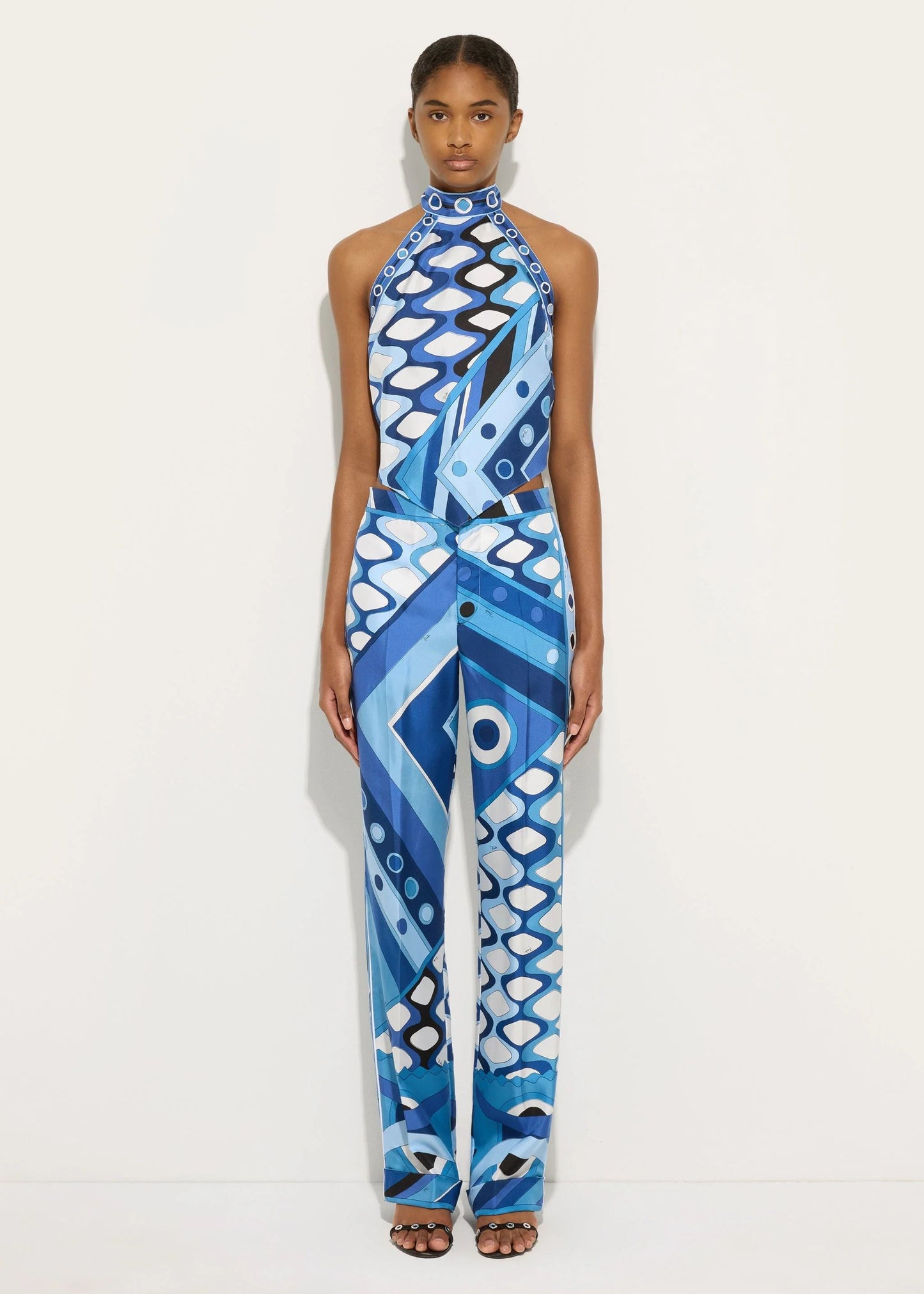 BLUE TIE KNOT SET