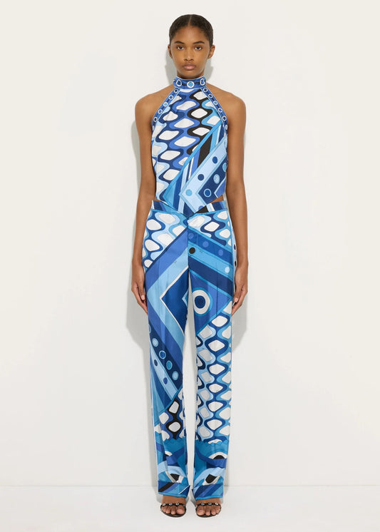 BLUE TIE KNOT SET