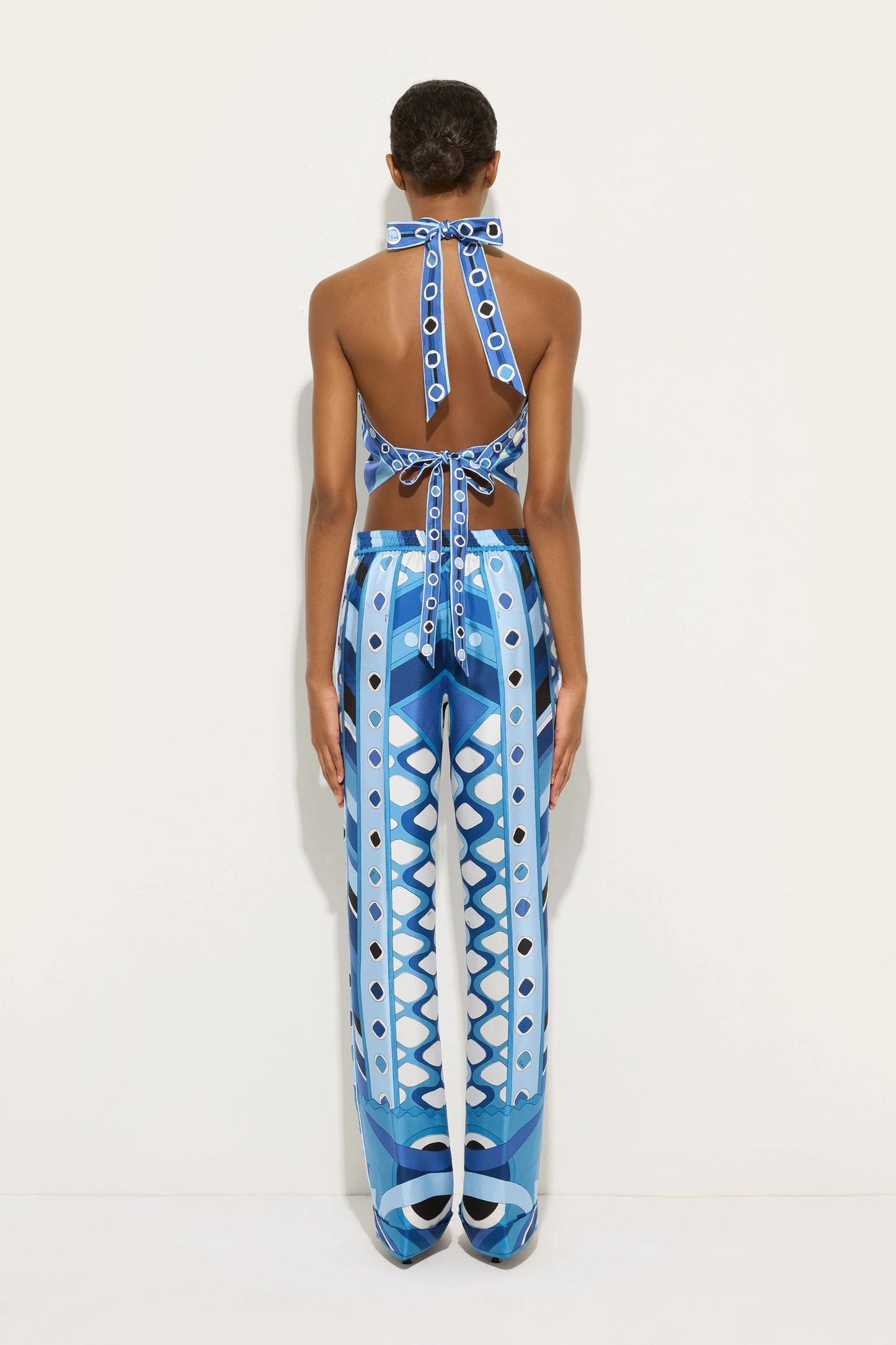 BLUE TIE KNOT SET