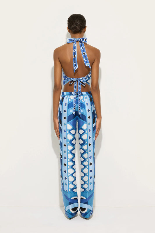 BLUE TIE KNOT SET