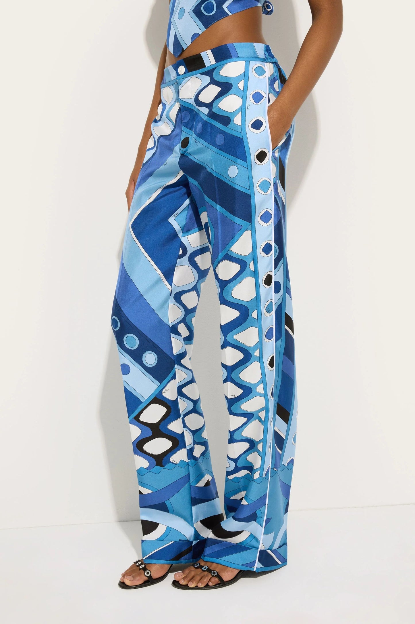 BLUE TIE KNOT SET