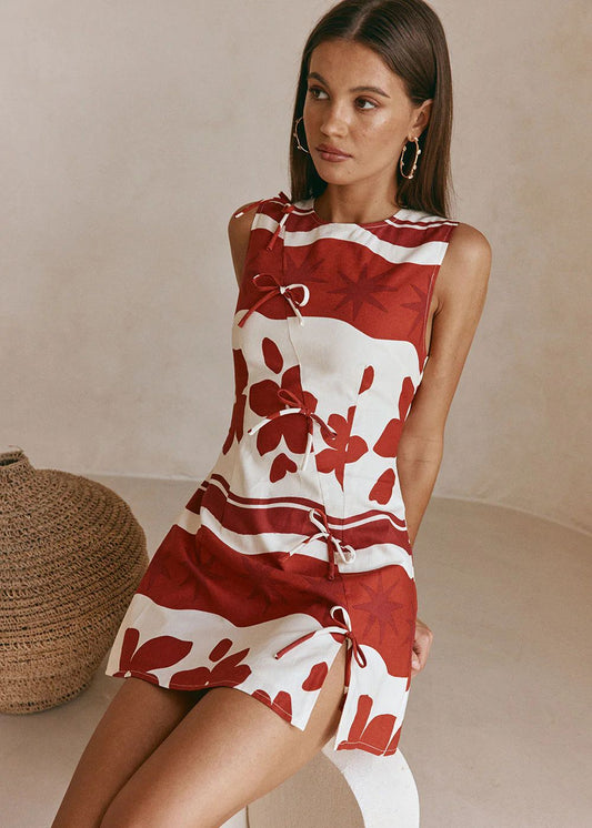 MAROON ALICE DRESS