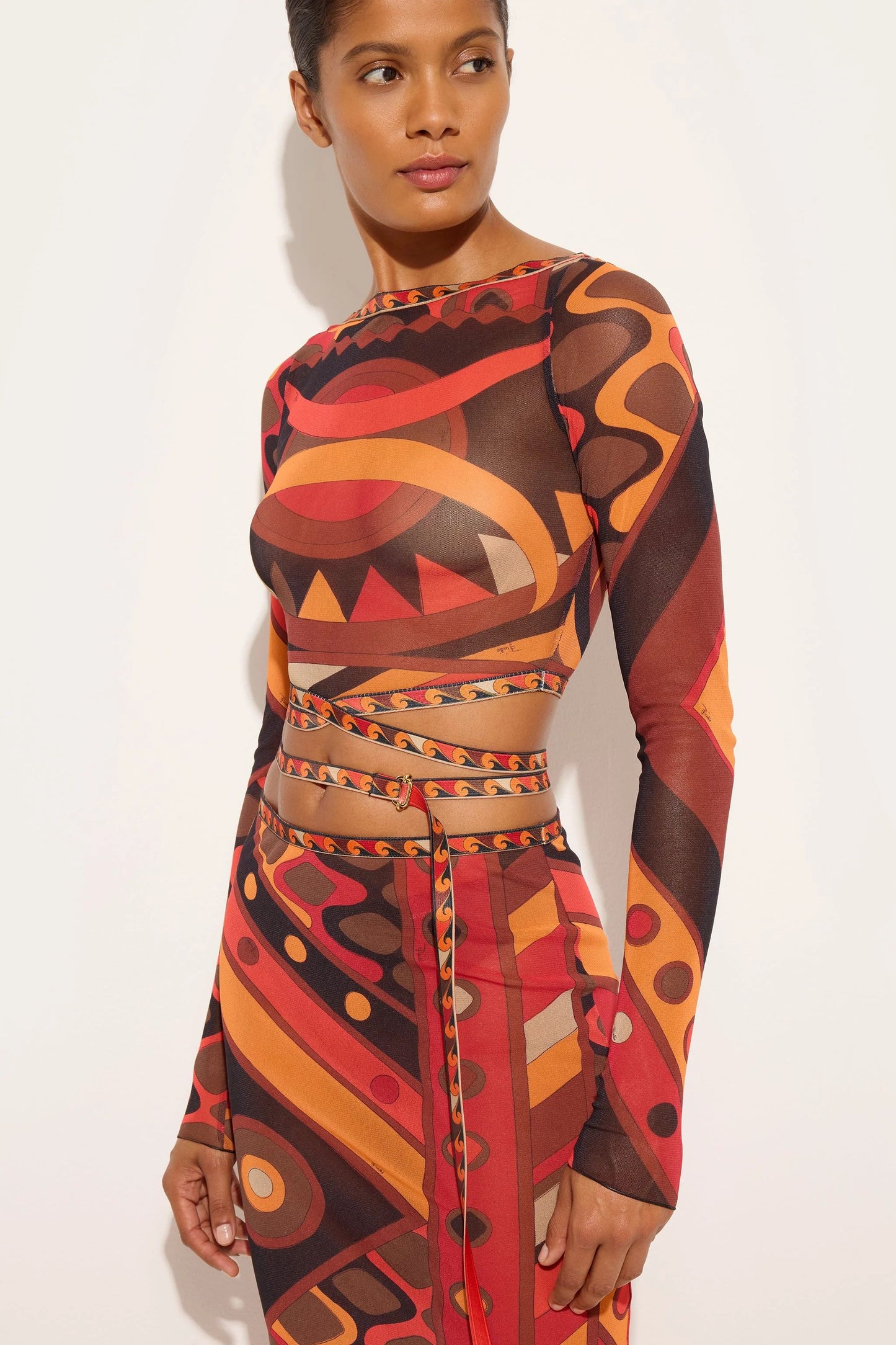 SUN SIAM TIE TOP