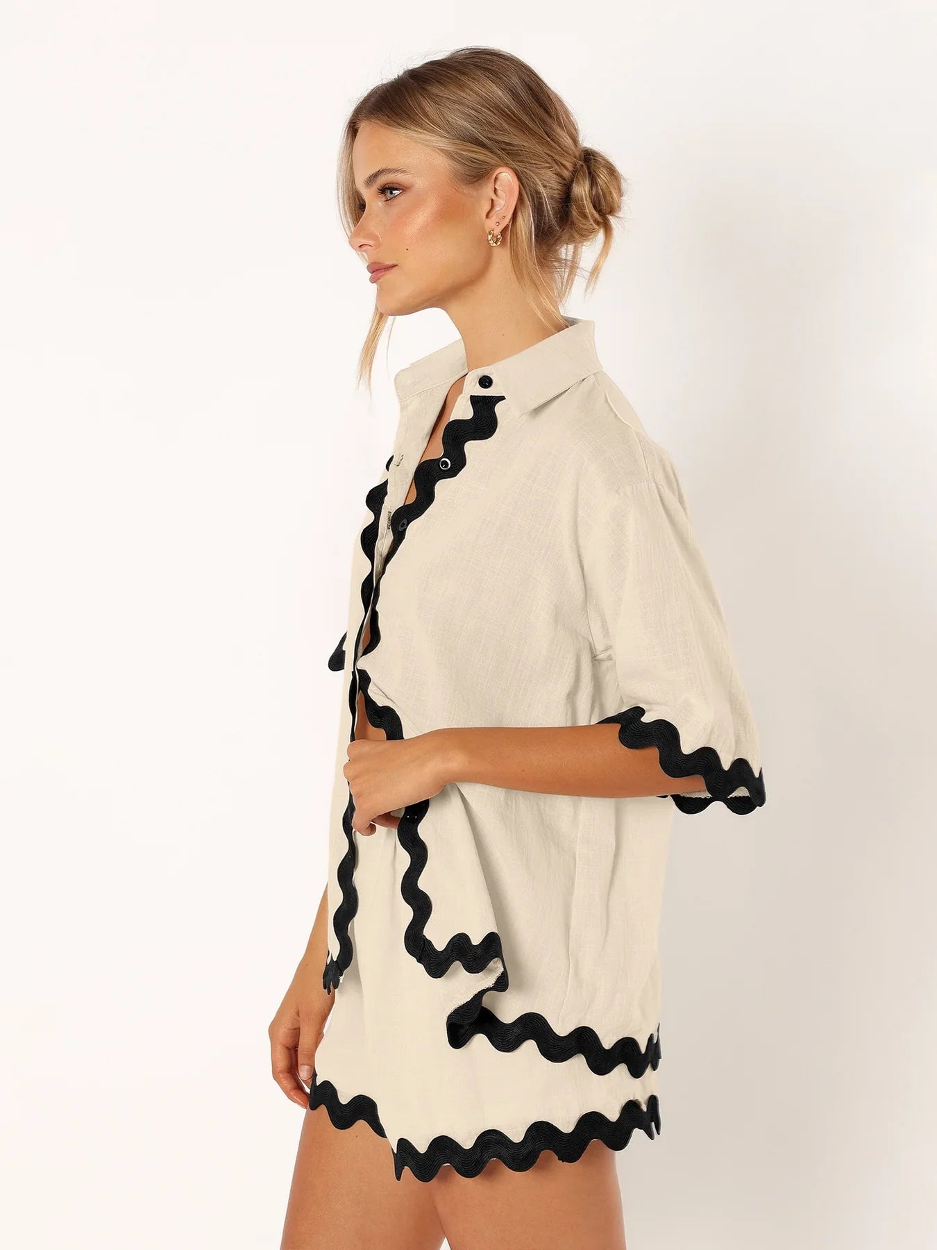 SCALLOPED ATLANTA IVORY SET