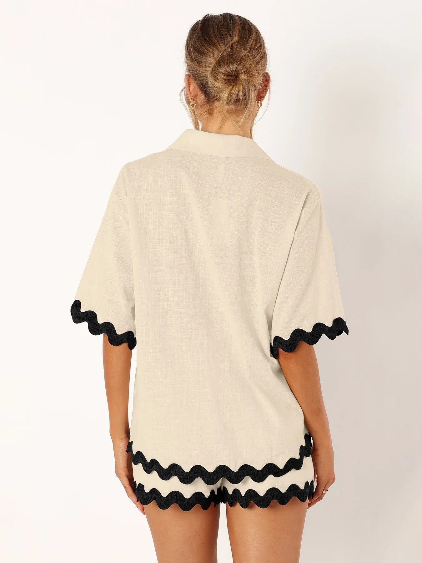 SCALLOPED ATLANTA IVORY SET