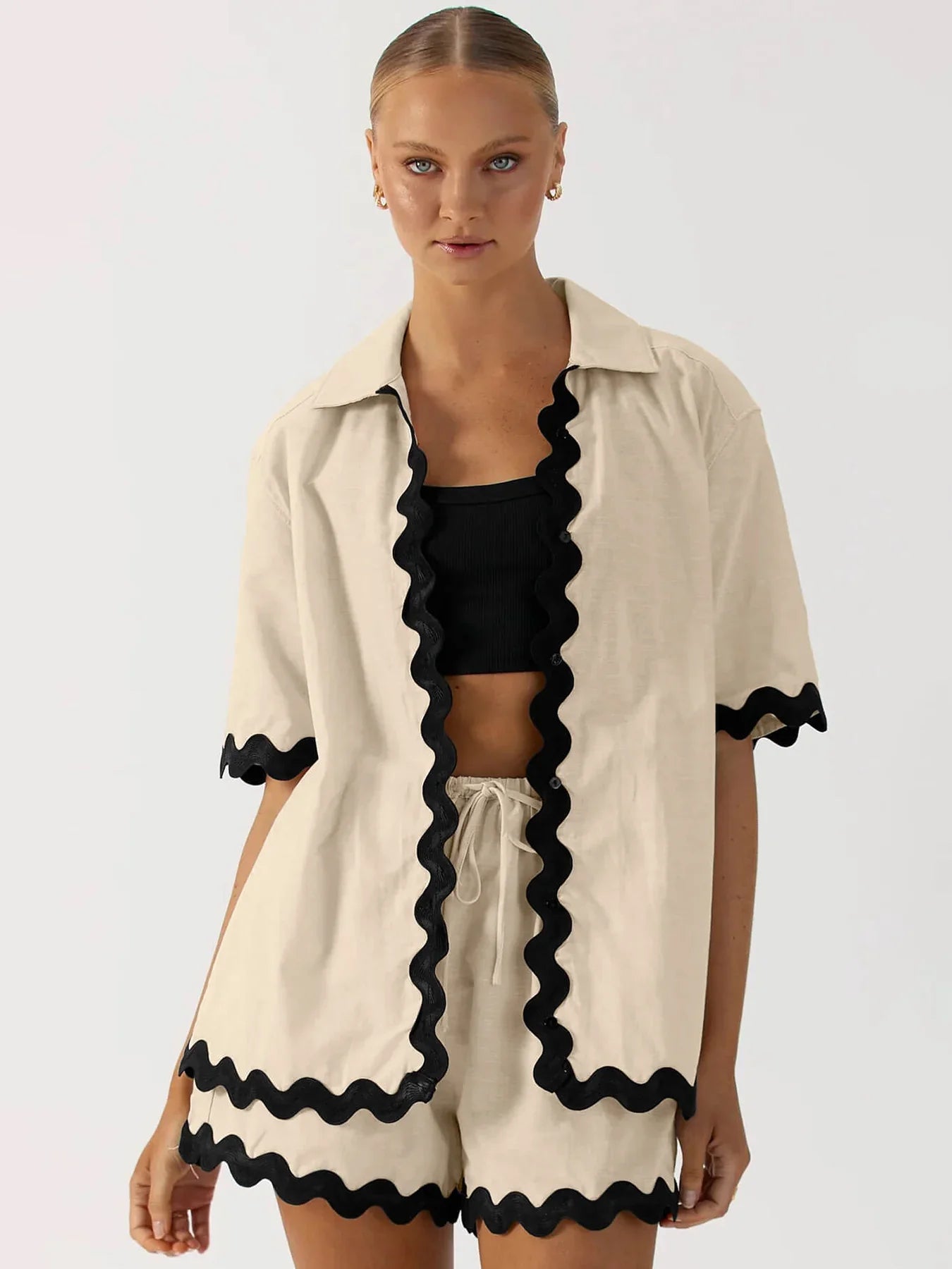 SCALLOPED ATLANTA IVORY SET