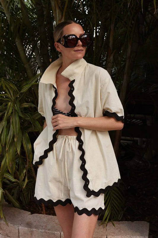 SCALLOPED ATLANTA IVORY SET