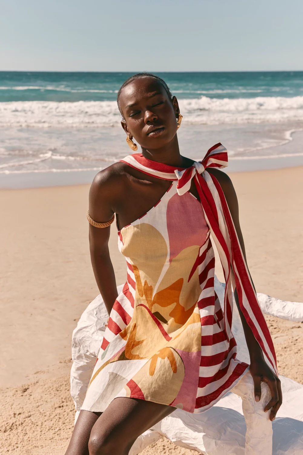 SOLARA PRINTED DRESS