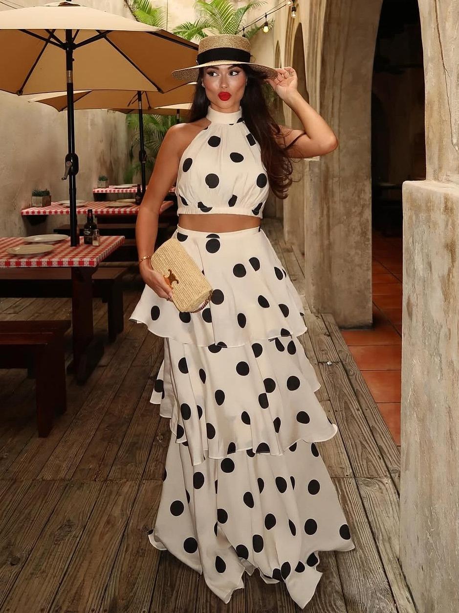 IVORY POLKA LUXE CO-ORD SET