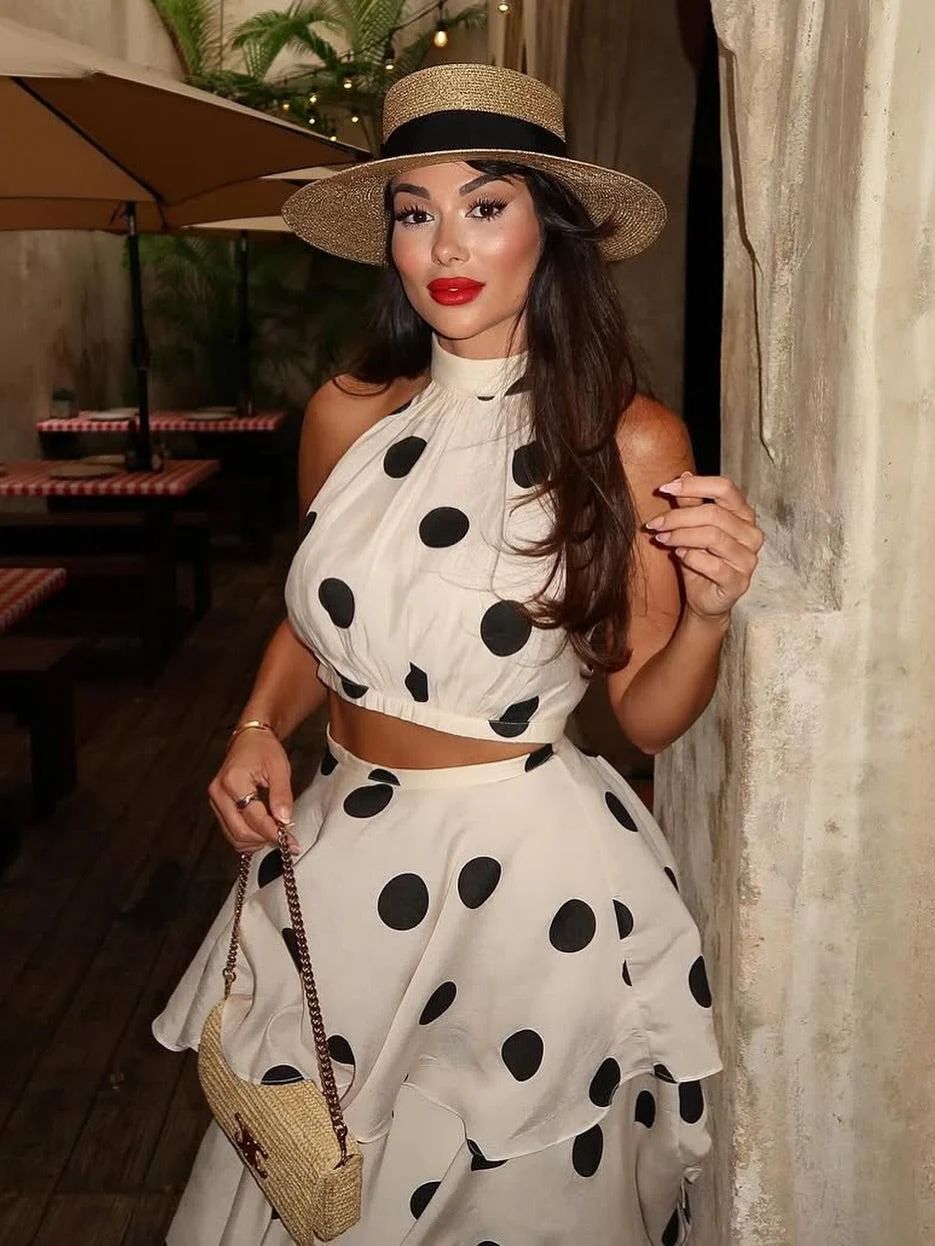 IVORY POLKA LUXE CO-ORD SET