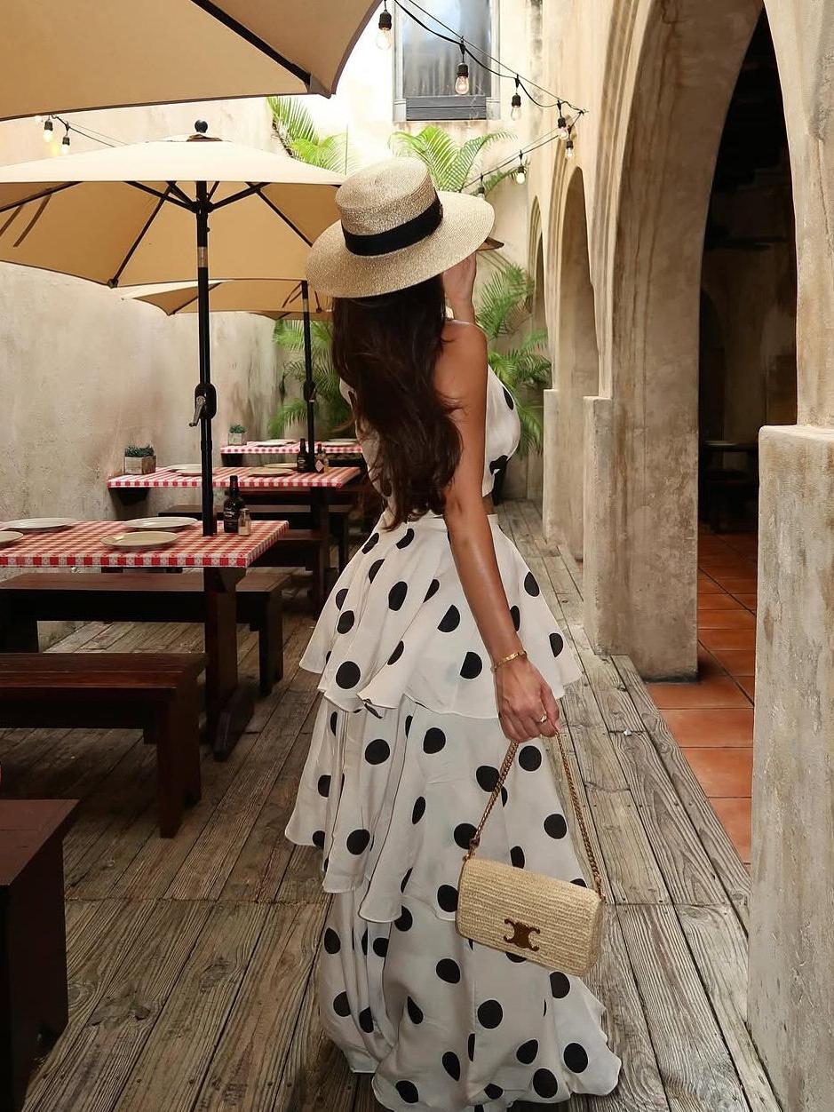 IVORY POLKA LUXE CO-ORD SET